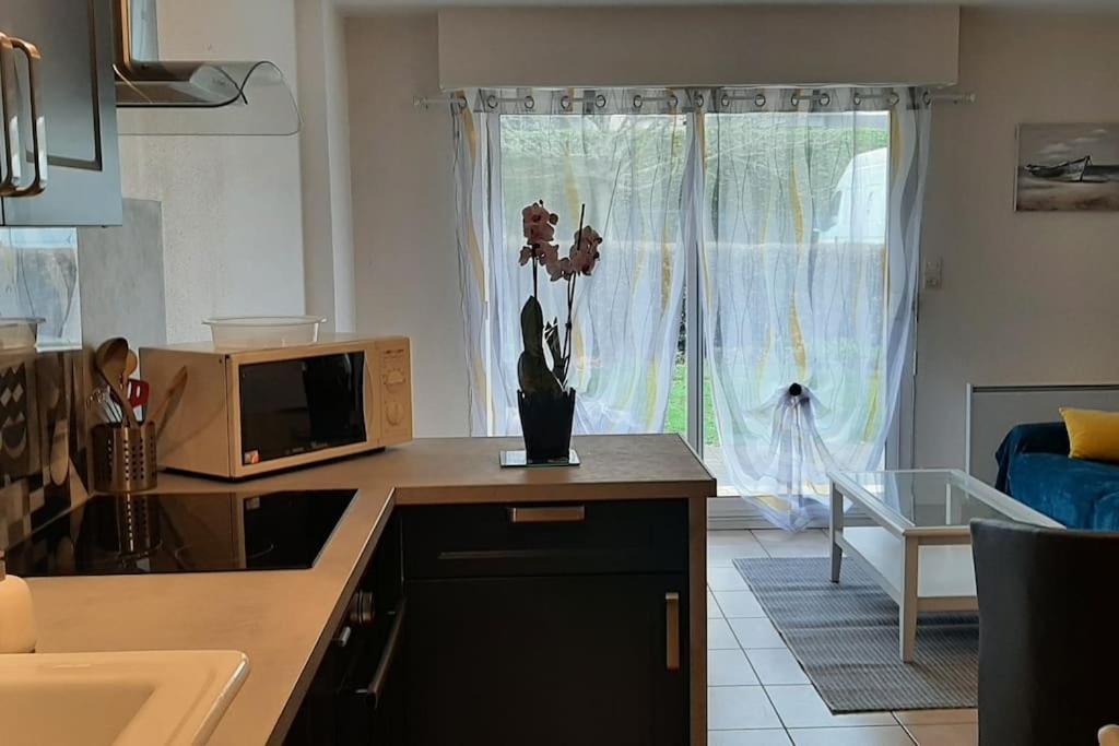 Hyper Centre De Sarzeau, Grand Appartement Au Calme Avec Jardinet Екстериор снимка